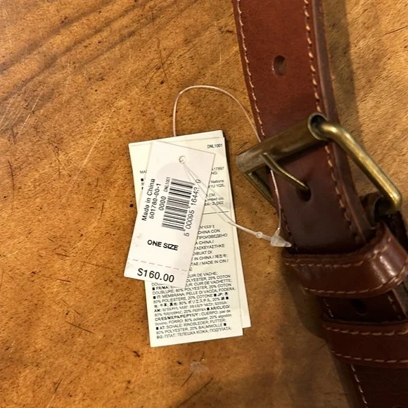 Banana Republic Brown Leather Crossbody Belt Bag - Picture 4 of 5